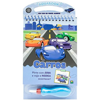 Livro para Pintar Aquabook - Carros - Todolivro