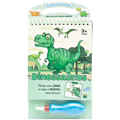 Livro para Pintar Aquabook - Dinossauros - Todolivro
