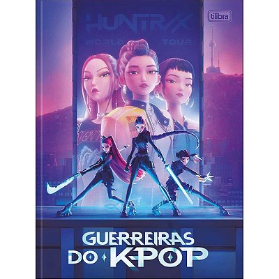 Caderno Brochura Guerreiras do K-Pop - World Tour - 80 Folhas - Tilibra