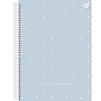 Caderno Espiral Billy Balls - Happiness - 160 Folhas - São Domingos