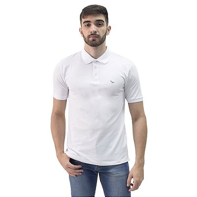 Camiseta Polo Confort Básica - Branco - Yacht Master