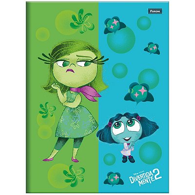 Caderno Brochura Divertidamente - Nojinho e Inveja - 80 Folhas - Foroni