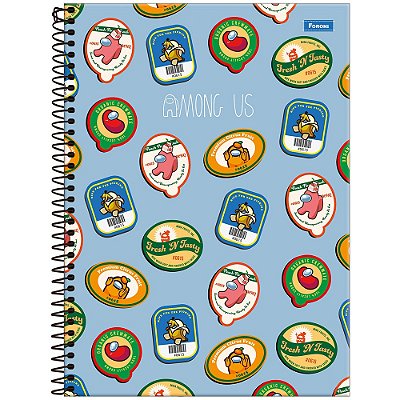 Caderno Amoung Us - Fresh 'N Tasty - 80 Folhas - Foroni