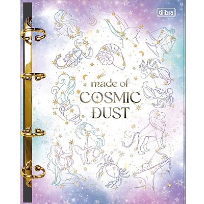 Caderno Argolado Colegial Magic - Cosmic Dust - 160 Folhas - Tilibra