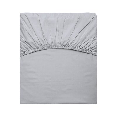 Lençol Com Elástico Satinee King - Prata - Kacyumara
