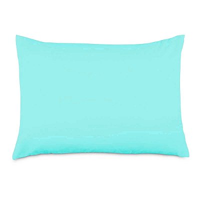 Fronha Avulsa Premium 200 Fios - Azul Piscina - Estamparia