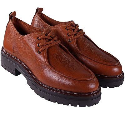 Sapato Feminino Tratorado Verniz - Conhaque - Bottero