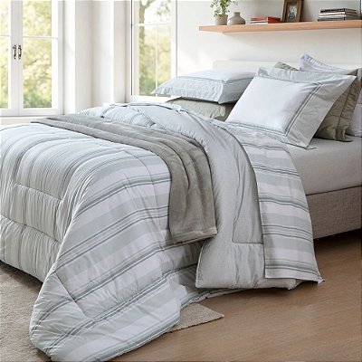 Edredom Vida Bela Solteiro - Modoc - 200 Fios - Kacyumara