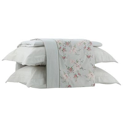 Jogo de Cama Satinee Acetinado Lione Queen - 300 Fios - Kacyumara