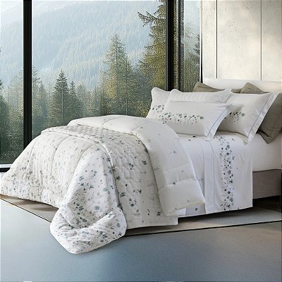 Edredom Lazio Queen - Niel - 300 Fios - Kacyumara