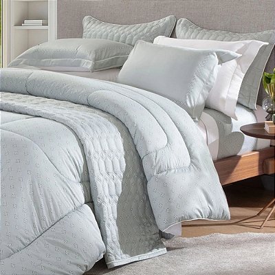 Edredom Lazio King - Tiene - 300 Fios - Kacyumara