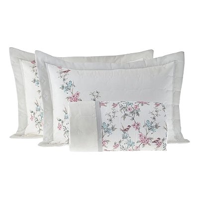 Jogo de Colcha Vida Bela Casal 200 Fios - Savinny - Kacyumara