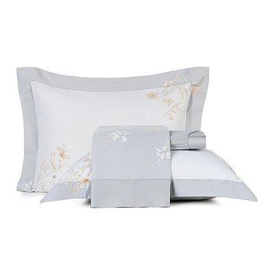 Jogo de Cama Cetim Sublime 300 Fios - Queen - Flor de Lírio - Altenburg