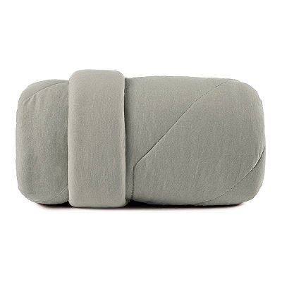 Edredom Dupla Face Malha Fio Penteado Casal - Cinza Platinum - Altenburg