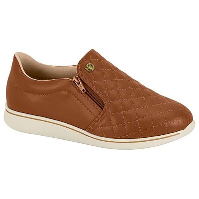 Tênis Feminino Slip-On Matelassê com Zíper - Modare Ultraconforto