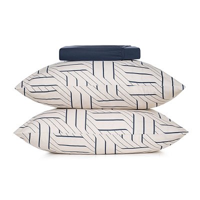 Jogo de Cama In Cotton Casal - Zigue - 3 peças - Altenburg