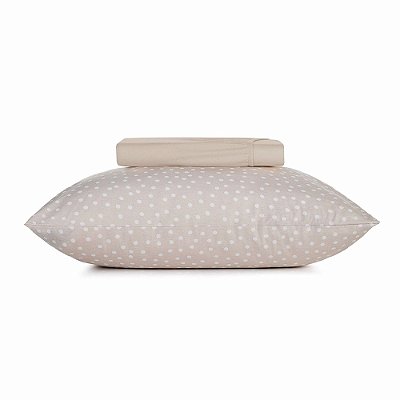 Jogo de Cama In Cotton Solteiro - Bits Mocha - 2 peças - Altenburg