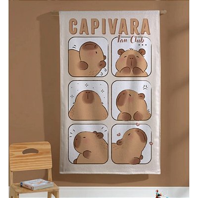 Toalha de Banho Infantil - Capivara 01 - Döhler