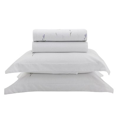 Jogo de Cama Vida Bela Queen 200 Fios - Lavendel - Kacyumara