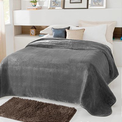 Cobertor Kyor Plus King - Grafite - Jolitex