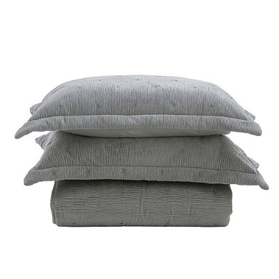 Jogo de Colcha Savelli 400 Fios King - Cinza - Corttex