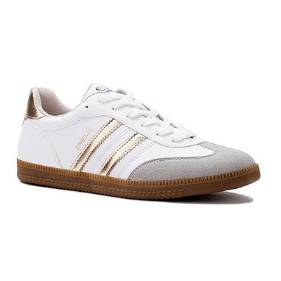 Tênis Feminino Sneaker Street - Branco - Sua Cia