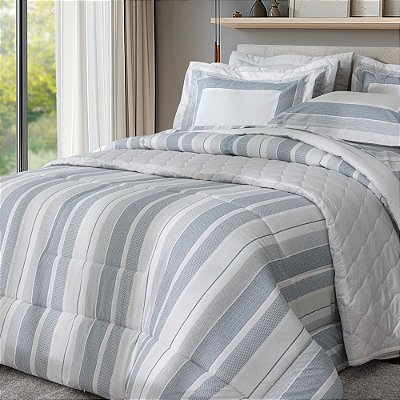 Edredom Vida Bela Queen - Axon - 200 Fios - Kacyumara