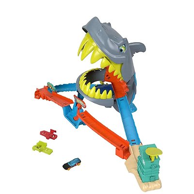 Pista Hot Wheels City Praia do Tubarão - Mattel