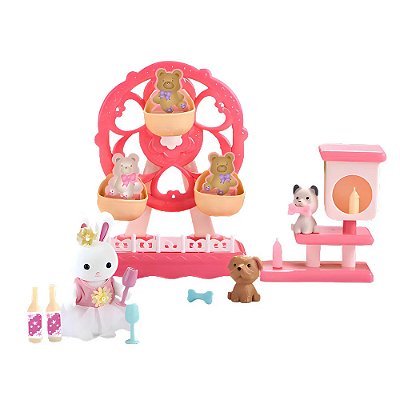 Playset Casinha Feliz Roda Gigante Parque de Diversões - Zoop Toys