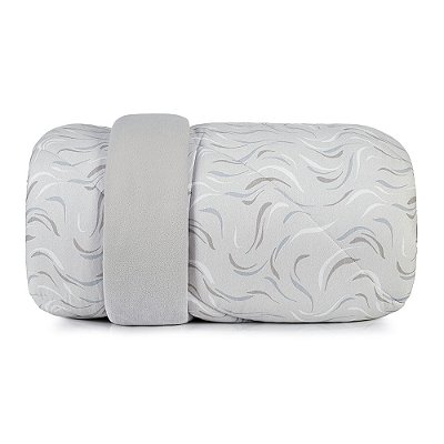 Edredom Dupla Face Blend Malha Solteiro - Kiri - Altenburg