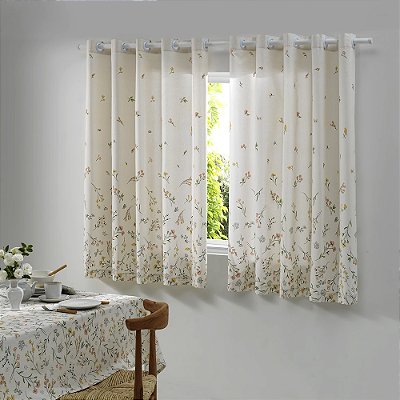 Cortina para Cozinha Athenas Florência - 1,5 x 2,00 m - Döhler