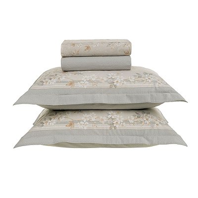 Jogo de Cama Dandara 200 Fios - Queen - 4 Peças - Karsten