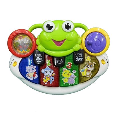 Teclado Música Animal Sapinho - Zoop Toys