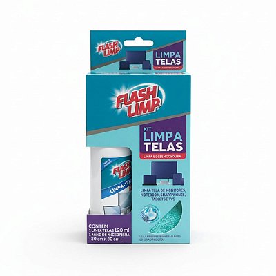 Kit Limpa Telas 120ml - Flash Limp