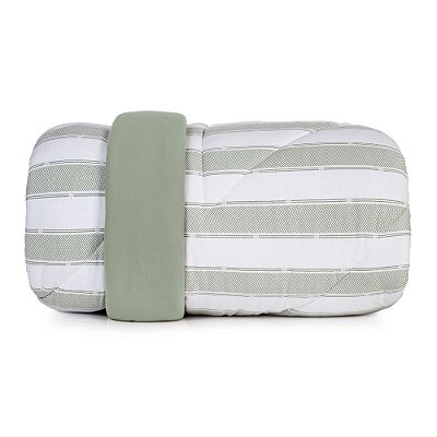 Edredom Dupla Face Malha Fio Penteado Queen - Trilho - Altenburg