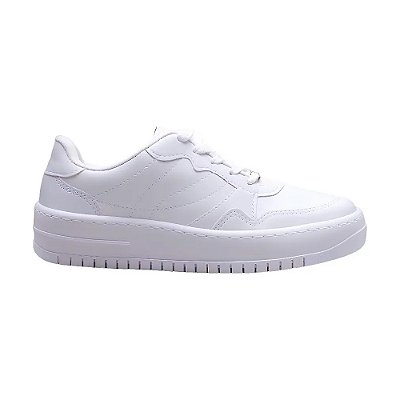 Tênis Feminino Casual Plataforma Branco - Vizzano