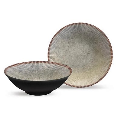 Jogo de Bowls Decorados Jacarta - 350ml - 6 Peças - Alleanza