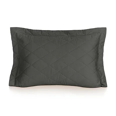 Porta Travesseiro Bossa Cetim 300 Fios - Cinza Nanquim - Karsten