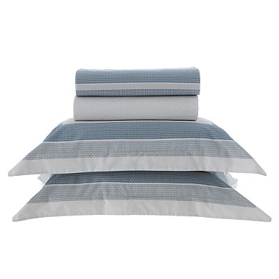 Jogo de Cama Vida Bela Solteiro King 200 Fios - Axon - Kacyumara