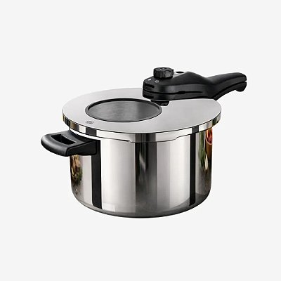 Panela de Pressão Inox com Visor - 4,5 Litros - MTA