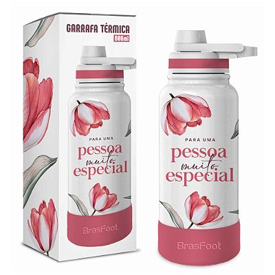 Garrafa Térmica Sun - Pessoa Muito Especial - 800ml - Brasfoot