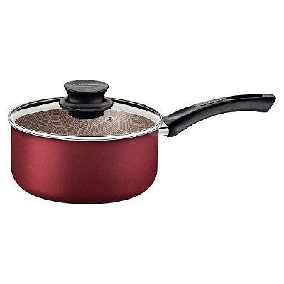 Panela Paris em Alumínio Vermelha - 18cm - 2,1L  -Tramontina