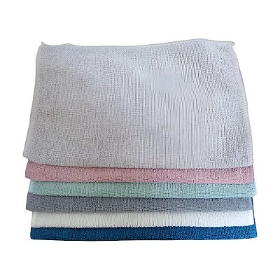 Kit de Panos Multiuso Microfibra - 40x30 cm - 6 Peças - Ke Home