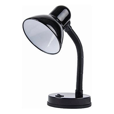 Luminária de Mesa com Base - Preto - Em Casa Tem