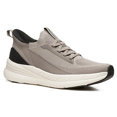 Tênis Masculino Esportivo Knit Tecido Bege - Pegada