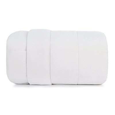 Edredom Toque Acetinado Soufflé - Solteiro - Branco - Altenburg