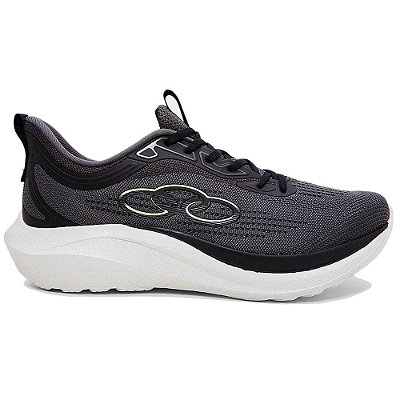 Tênis Masculino Esportivo Passo Eleva+ Chumbo/Preto  - Olympikus