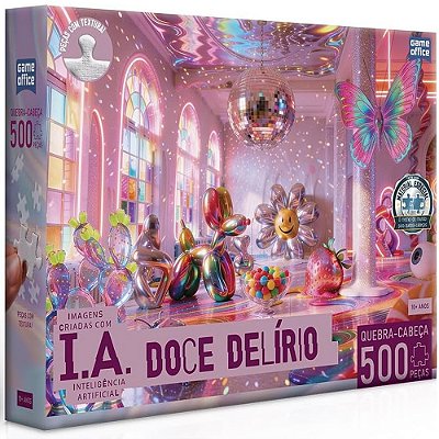 Quebra-Cabeça I.A Doce Delírio - 500 Peças - Game Office
