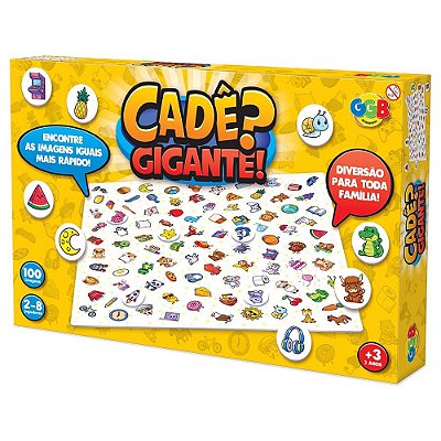 Jogo Cadê? Gigante! - GGB Brinquedos
