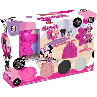 Kit Massinha com Acessórios Disney Junior Minnie - Cotiplás